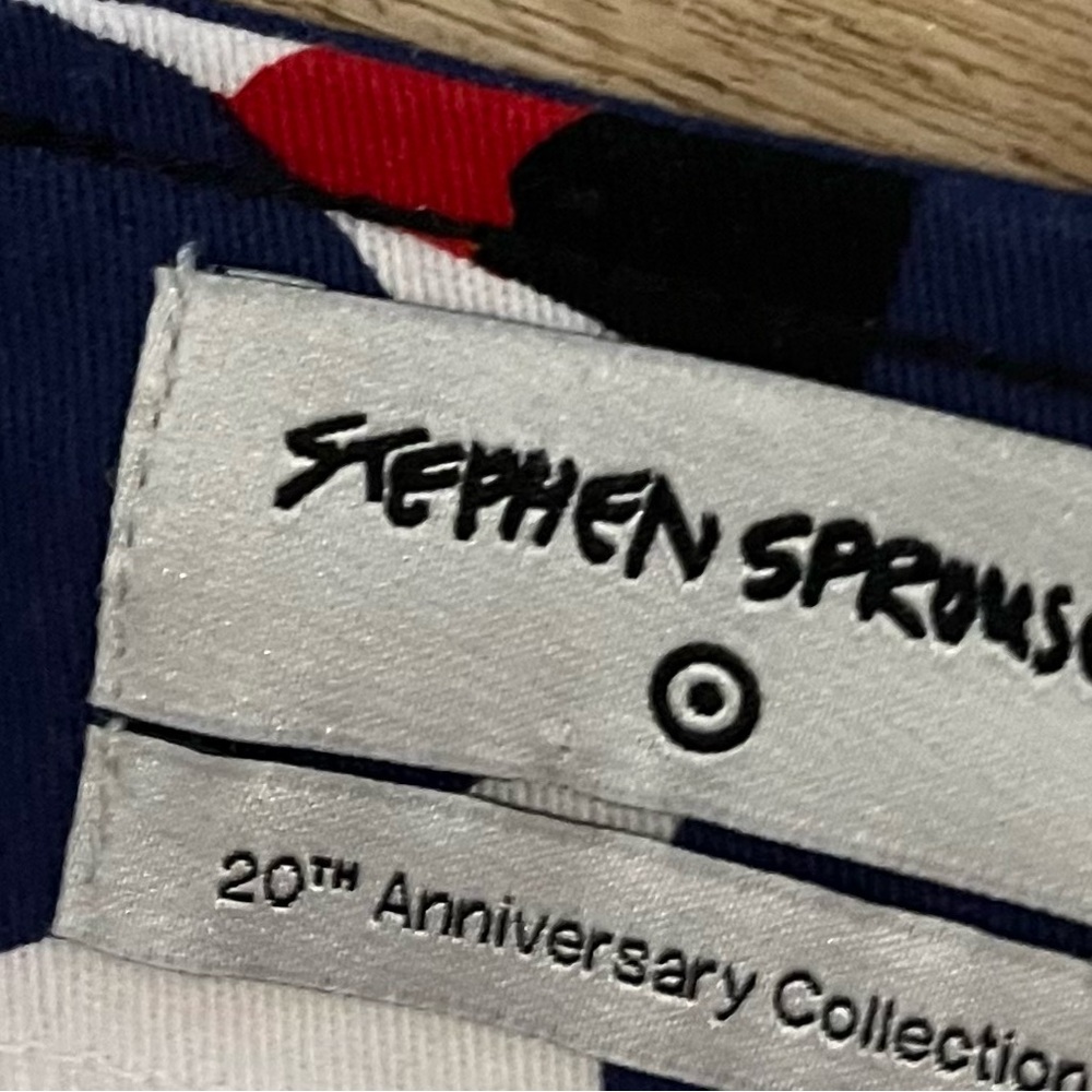Stephen Sprouse 20th Anniversary Collection Stylish Red Graphic Skirt Size 6 - Picture 3 of 3